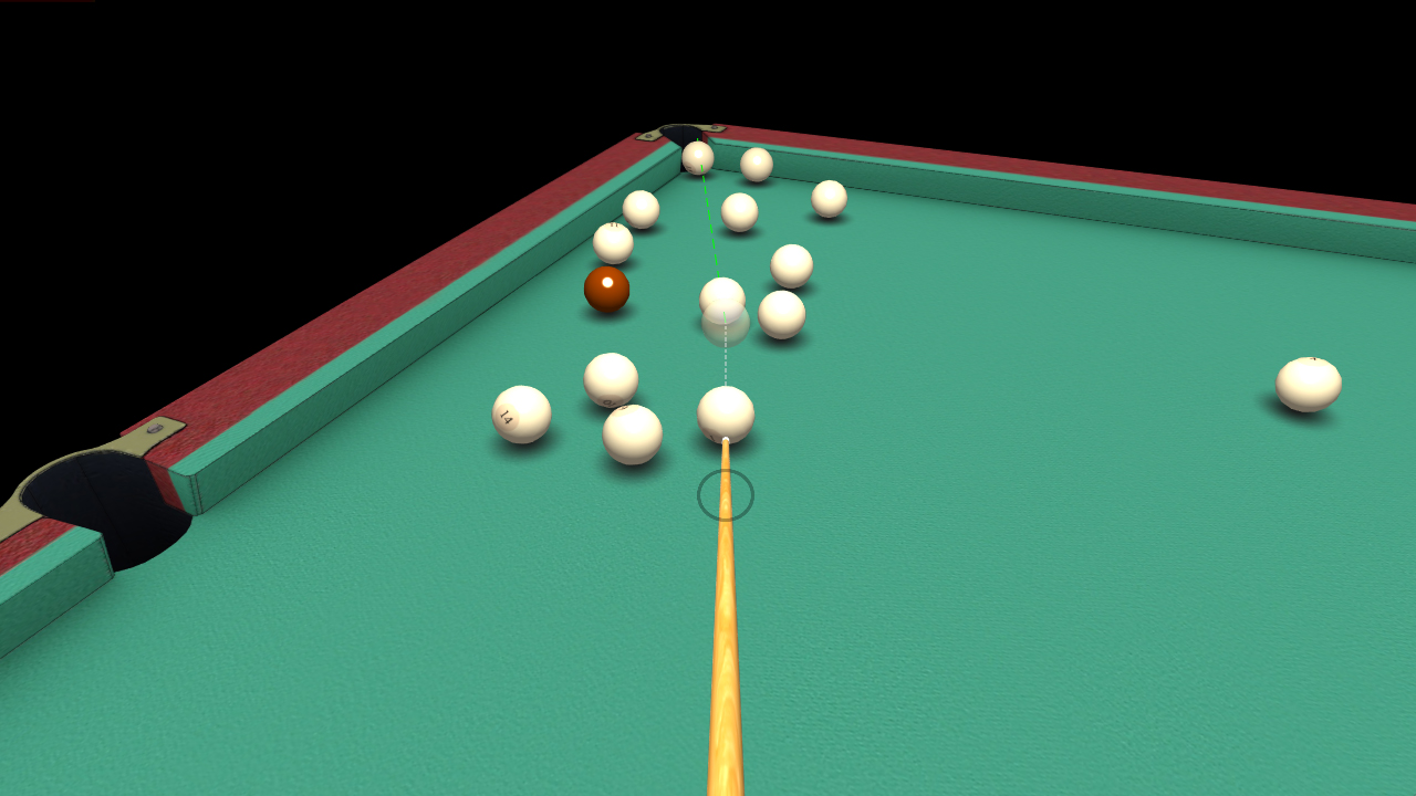 Resim 3 boyutlu bilardo piramidi